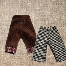 МК «Построение выкройки брюк с поясом  для кукол»