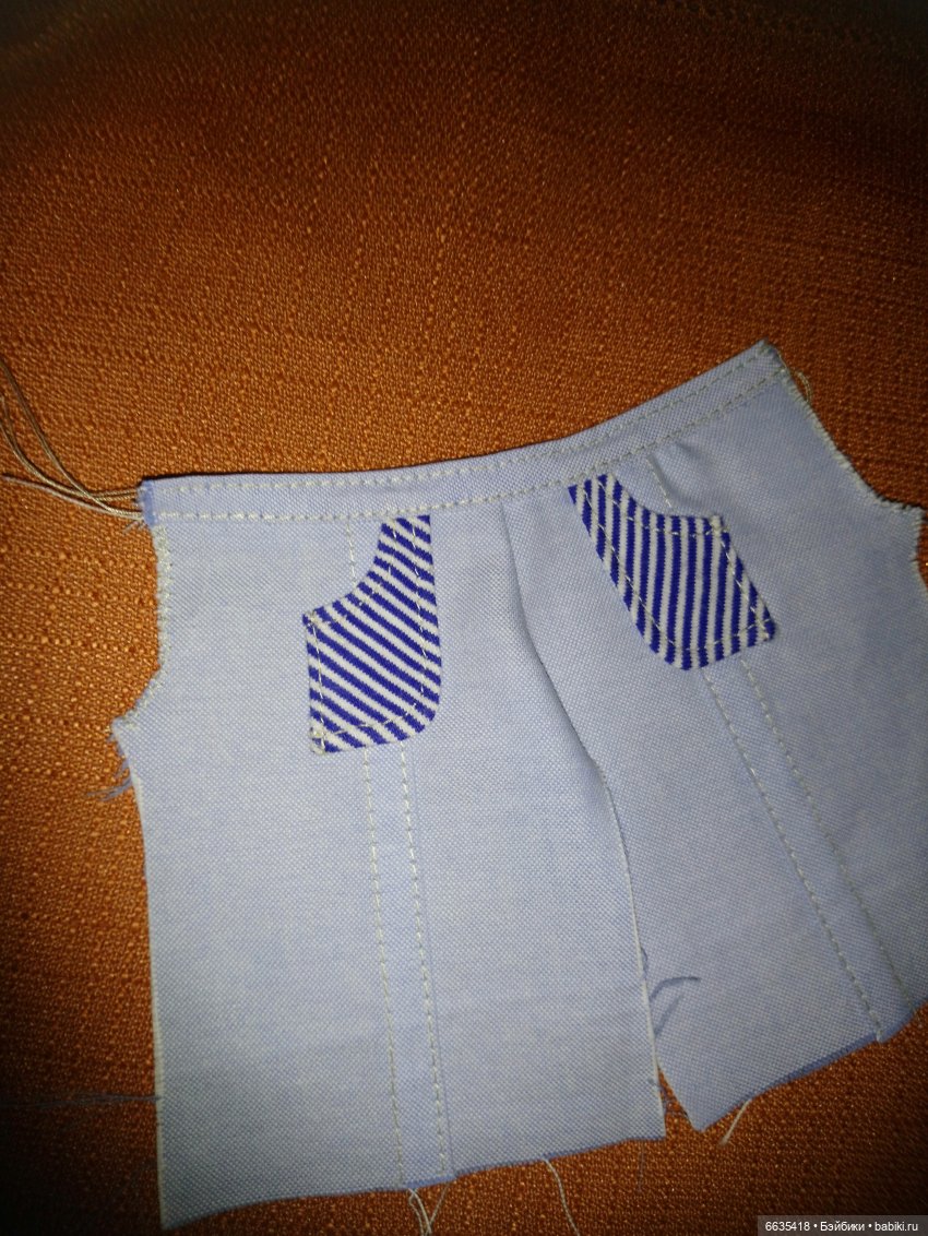 МК «Шьём облегающие брючки с поясом для кукол»