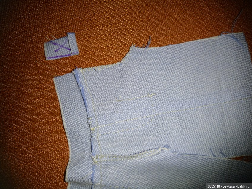МК «Шьём облегающие брючки с поясом для кукол» (фото 9)