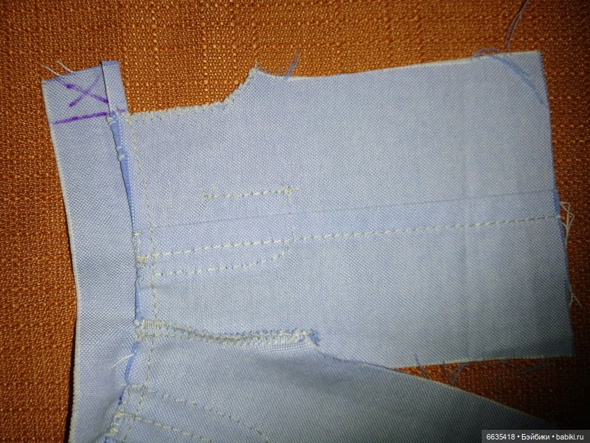 МК «Шьём облегающие брючки с поясом для кукол» (фото 8)