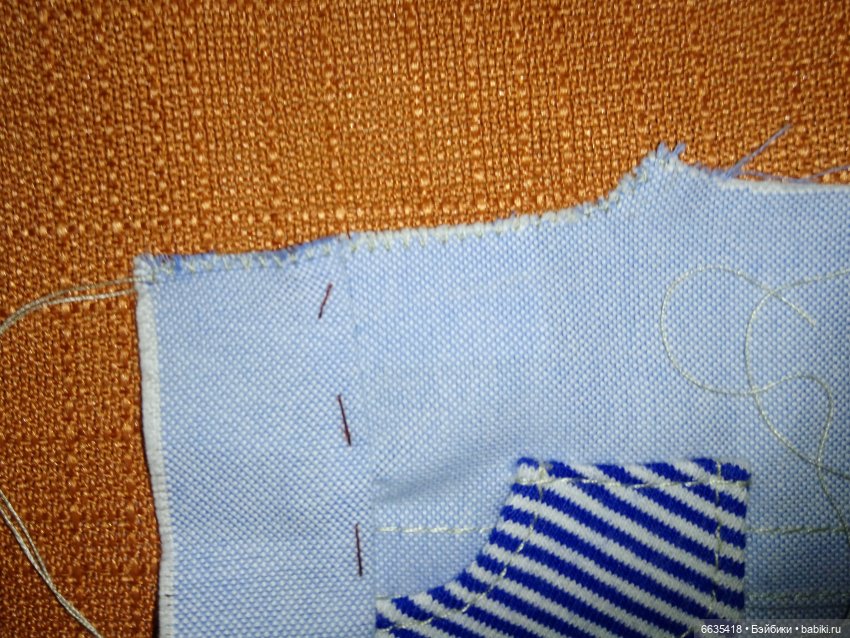 МК «Шьём облегающие брючки с поясом для кукол» (фото 7)