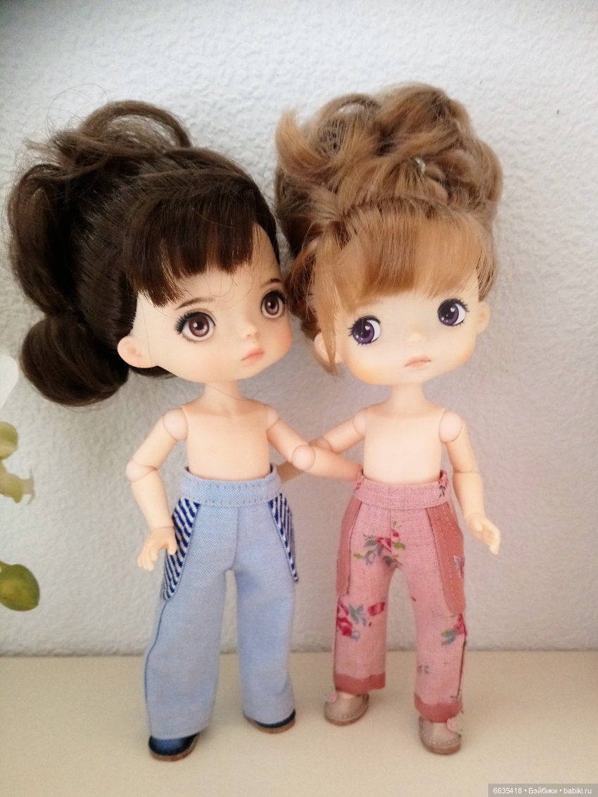 МК «Шьём облегающие брючки с поясом для кукол»