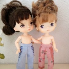 МК «Шьём облегающие брючки с поясом  для кукол»