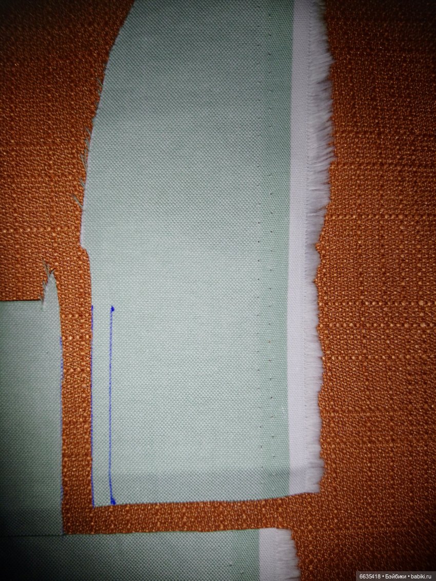 МК «Второй способ отстрочки по бокам при пошиве одежды для кукол» (фото 5)