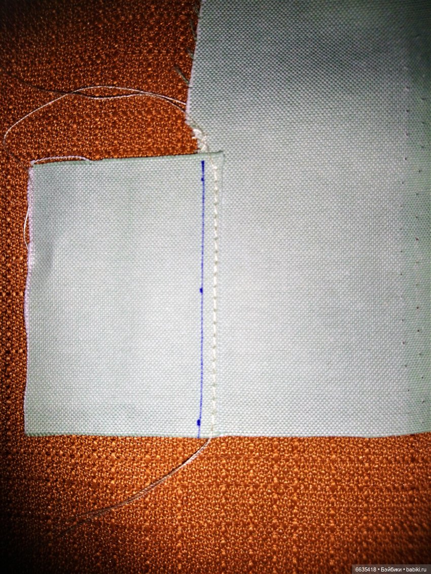 МК «Второй способ отстрочки по бокам при пошиве одежды для кукол»