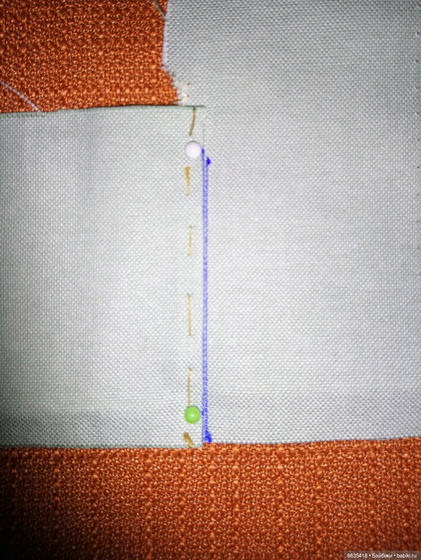 МК «Второй способ отстрочки по бокам при пошиве одежды для кукол»