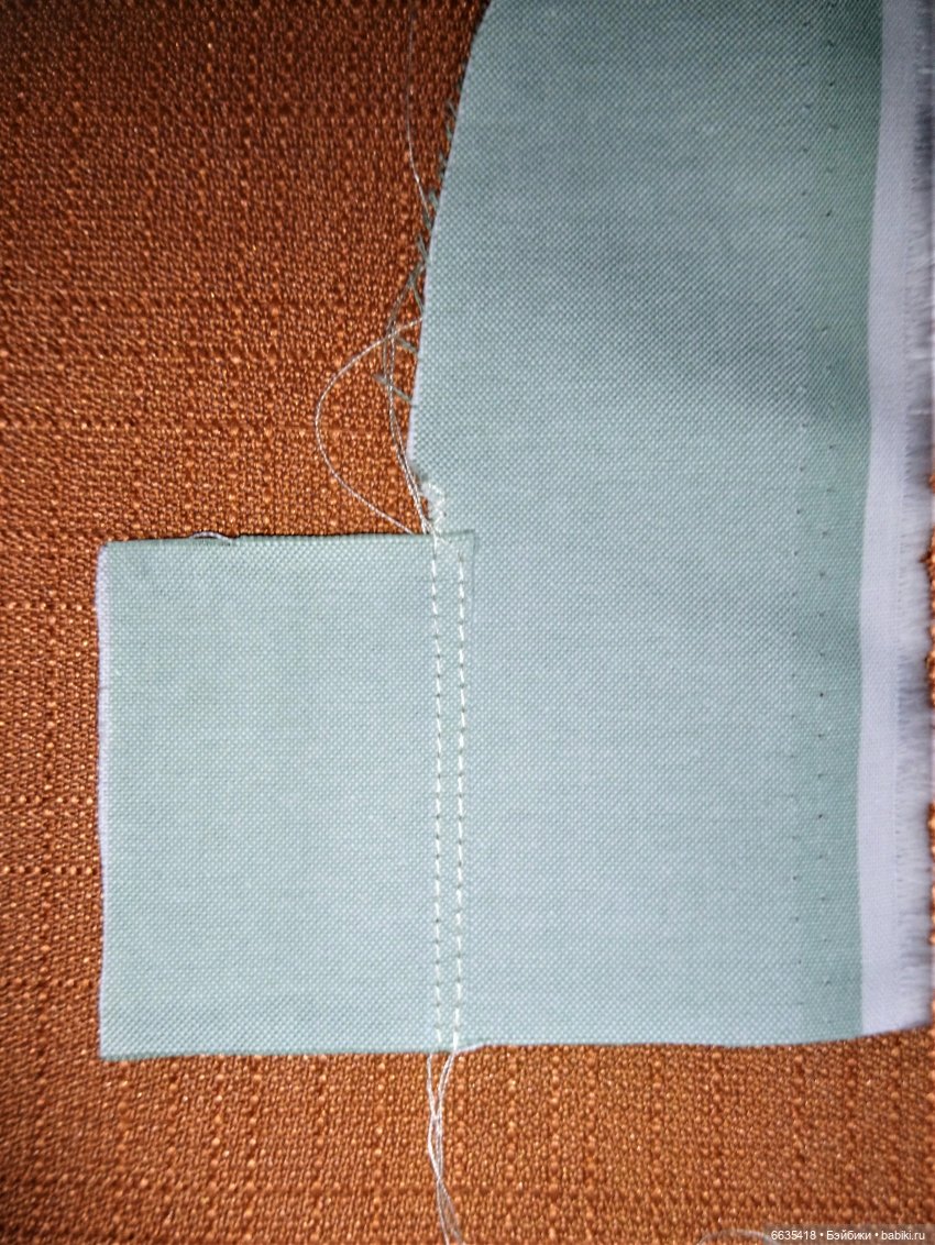 МК «Второй способ отстрочки по бокам при пошиве одежды для кукол»