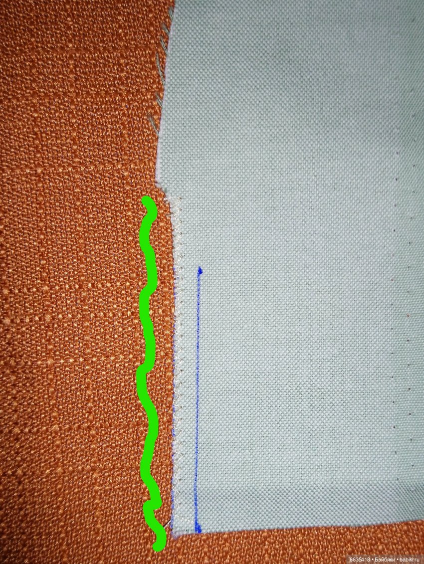 МК «Второй способ отстрочки по бокам при пошиве одежды для кукол» (фото 6)