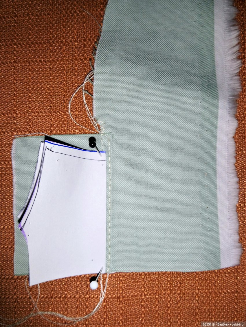 МК «Второй способ отстрочки по бокам при пошиве одежды для кукол»