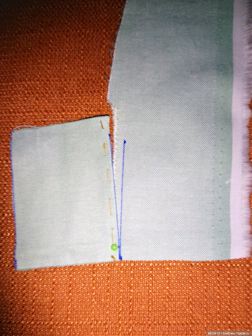 МК «Второй способ отстрочки по бокам при пошиве одежды для кукол»