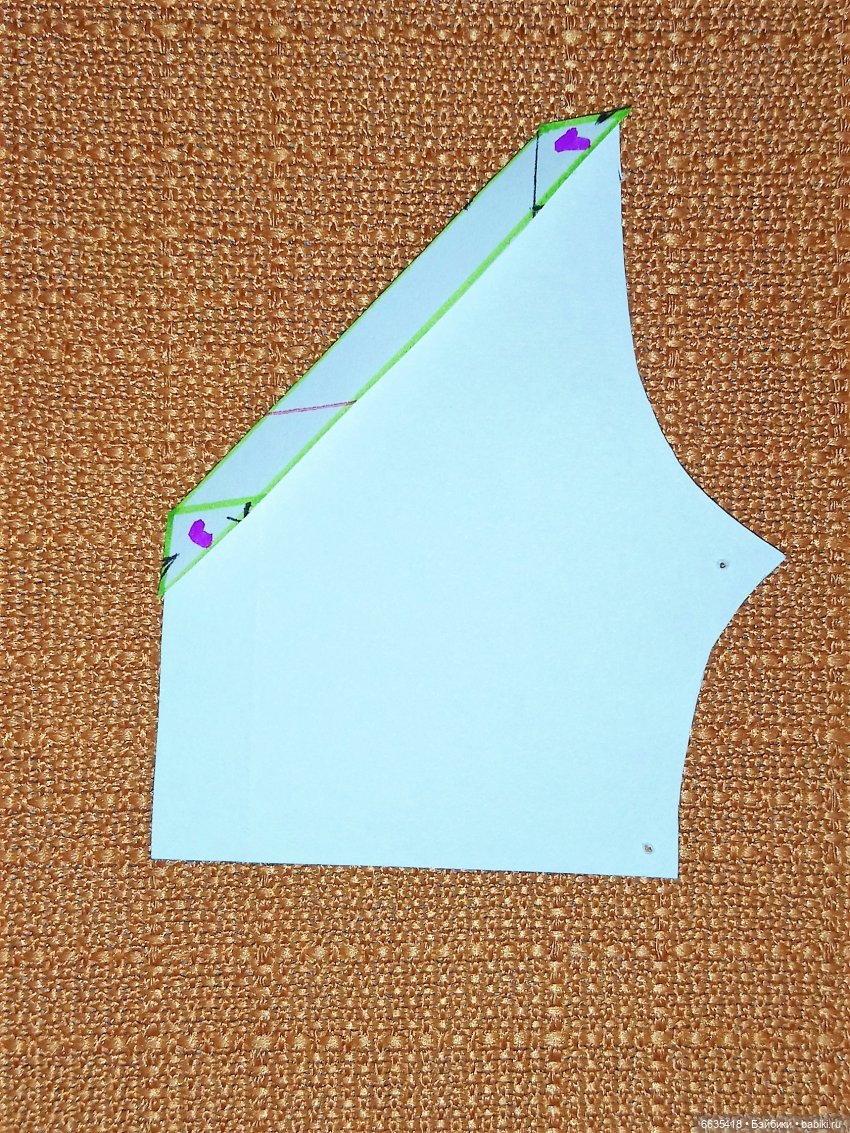 МК «Конструируем выкройку брючек с внутренними карманами - для кукол» (фото 8)