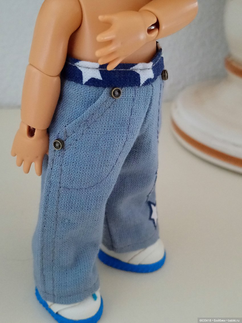 МК «Конструируем выкройку брючек с внутренними карманами - для кукол» (фото 2)