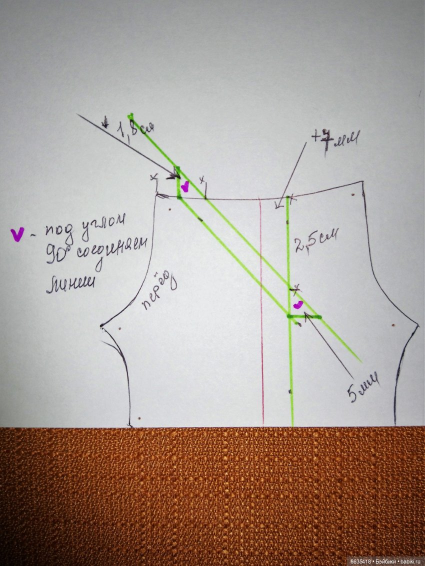 МК «Конструируем выкройку брючек с внутренними карманами - для кукол» (фото 5)