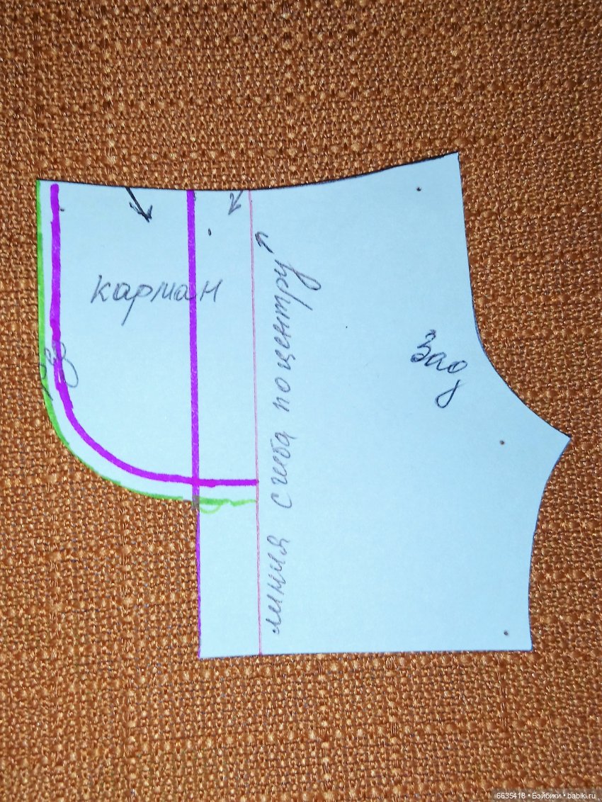 МК «Конструируем выкройку брючек с внутренними карманами - для кукол»