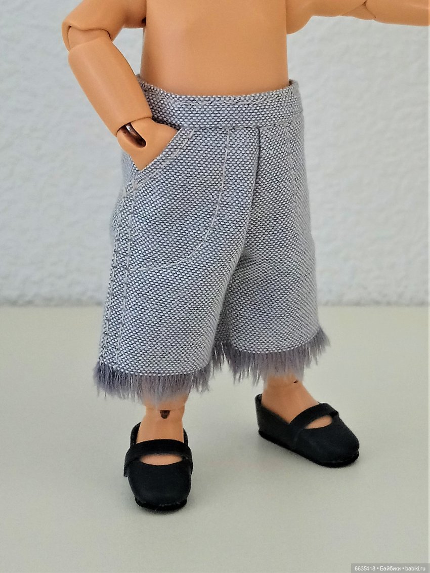 МК « Последовательность пошива брючек с внутренними карманами для кукол» (фото 2)