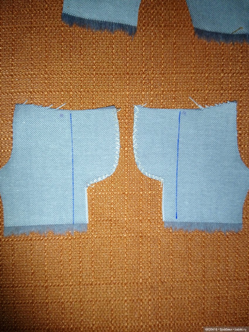 МК « Последовательность пошива брючек с внутренними карманами для кукол»