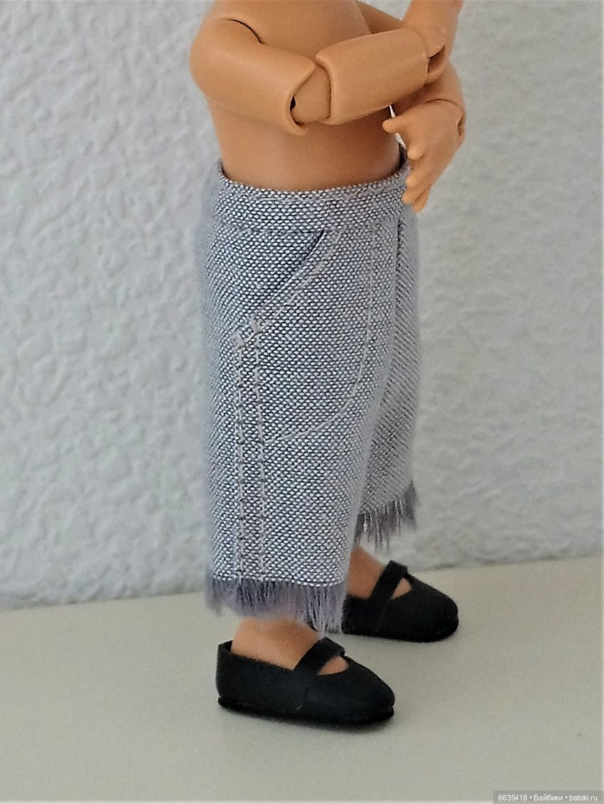 МК « Последовательность пошива брючек с внутренними карманами для кукол» (фото 6)