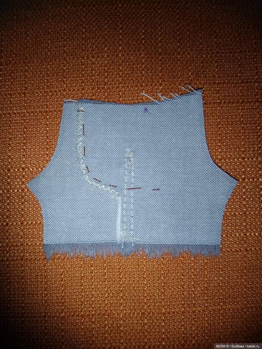 МК « Последовательность пошива брючек с внутренними карманами для кукол»