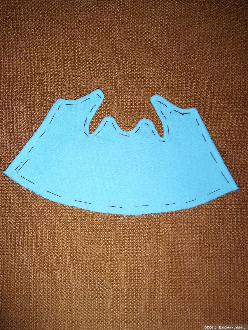 МК «Цельнокроенный сарафанчик для кукол или Как рождается выкройка» ЧАСТЬ 2 «Последовательность операций по пошиву