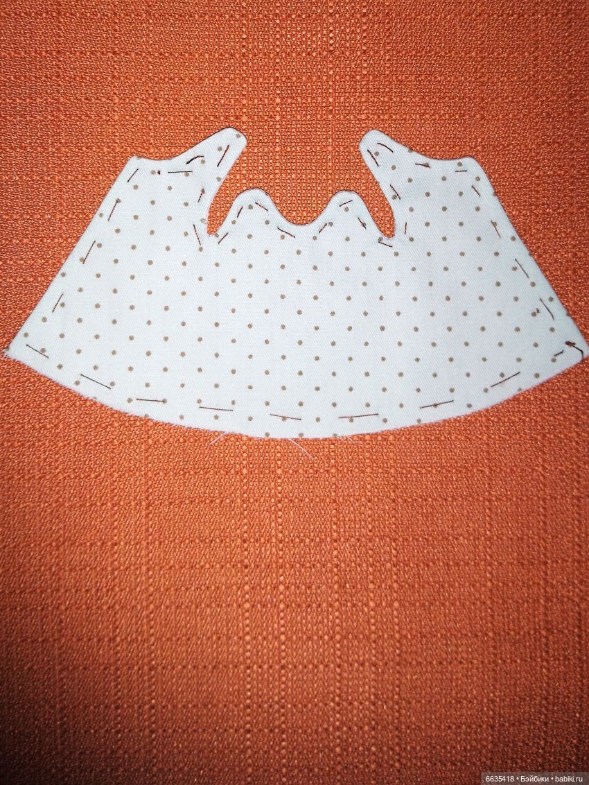 МК «Цельнокроенный сарафанчик для кукол или Как рождается выкройка» ЧАСТЬ 2 «Последовательность операций по пошиву