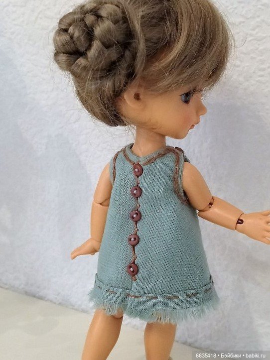 МК «Цельнокроенный сарафанчик для кукол или Как рождается выкройка» ЧАСТЬ 2 «Последовательность операций по пошиву