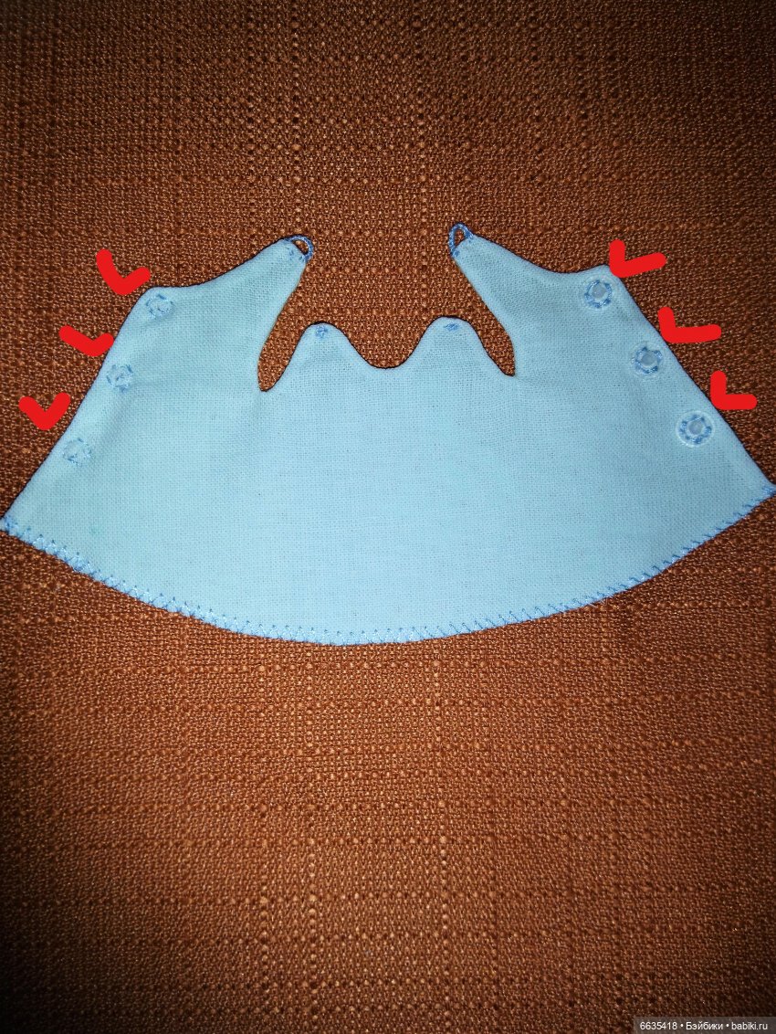 МК «Цельнокроенный сарафанчик для кукол или Как рождается выкройка» ЧАСТЬ 2 «Последовательность операций по пошиву