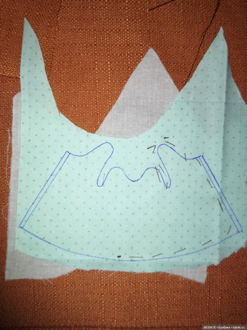 МК «Цельнокроенный сарафанчик для кукол или Как рождается выкройка» ЧАСТЬ 2 «Последовательность операций по пошиву