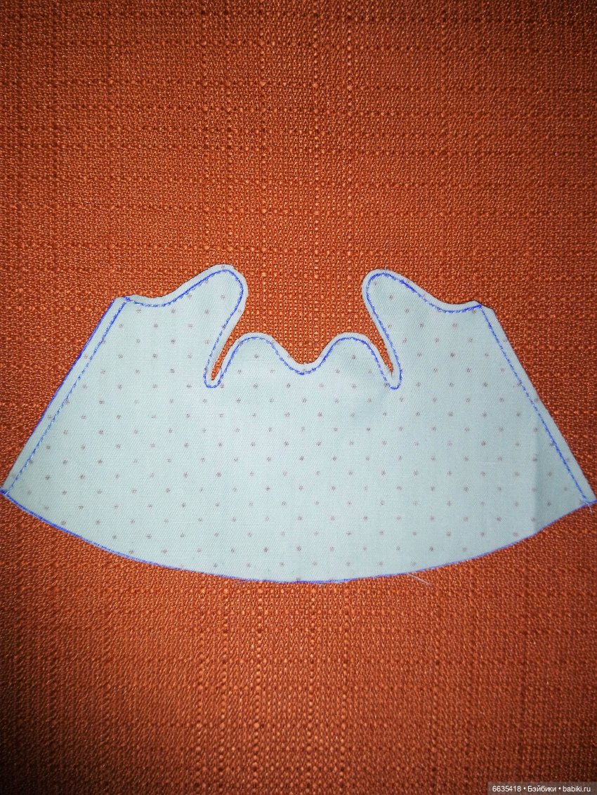 МК «Цельнокроенный сарафанчик для кукол или Как рождается выкройка» ЧАСТЬ 2 «Последовательность операций по пошиву