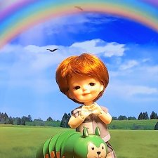 От улыбки хмурый день светлей