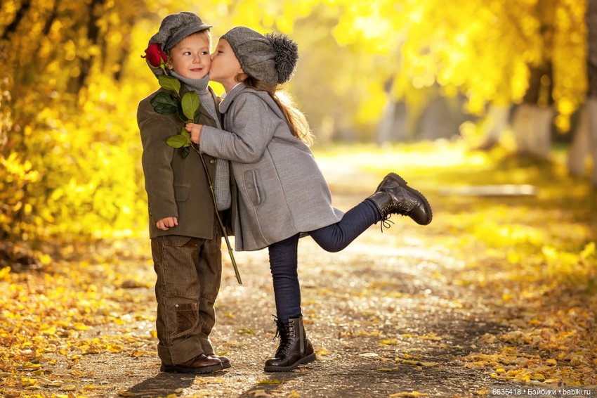 Нужно признать – детская любовь существует