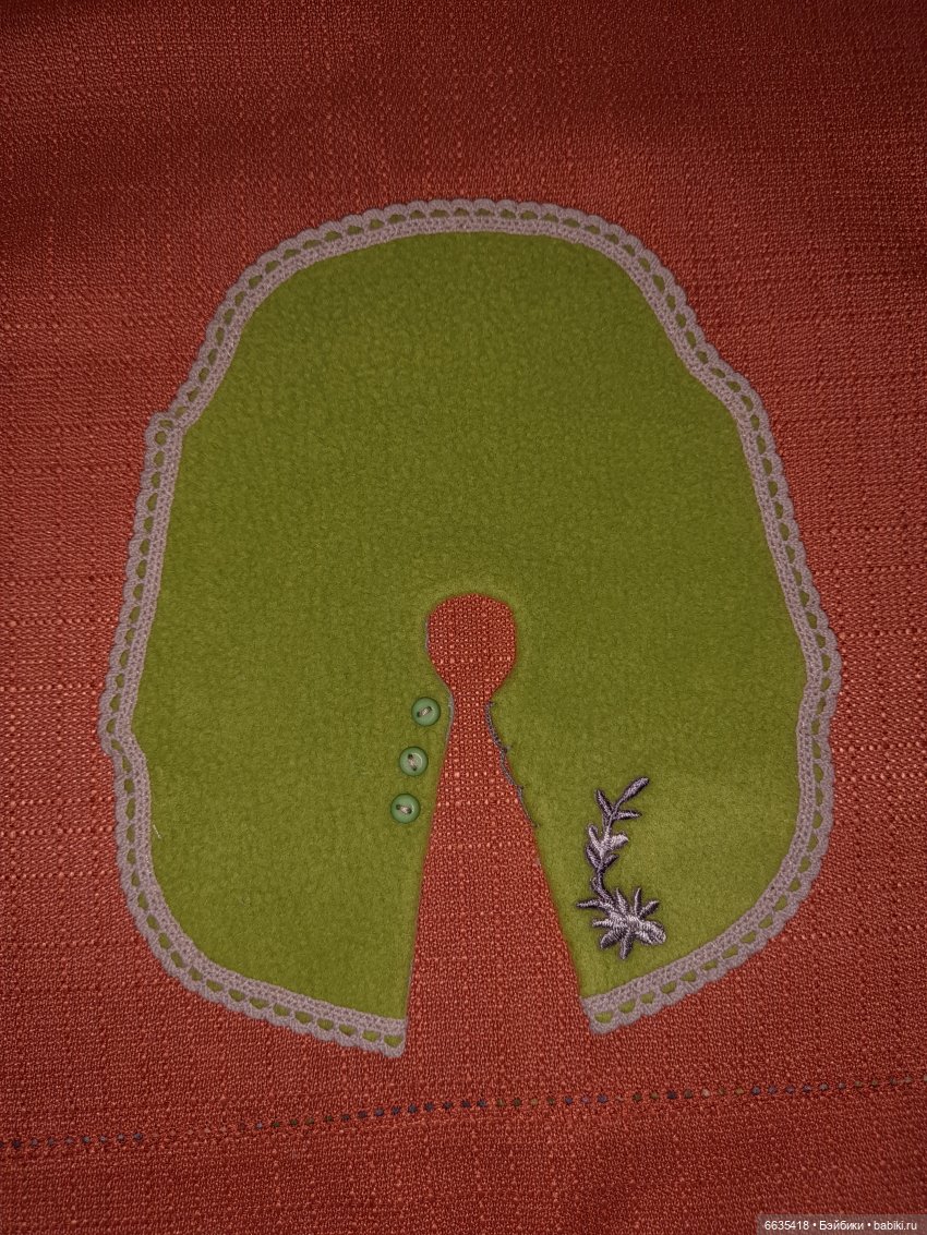 МК «Как для любимой куклы сшить пончо и повязку для головы»