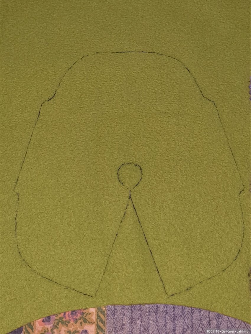 МК «Как для любимой куклы сшить пончо и повязку для головы» (фото 9)