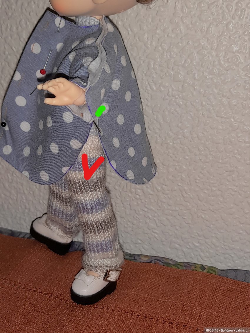 МК «Конструируем выкройку пончо самостоятельно на любую куклу»