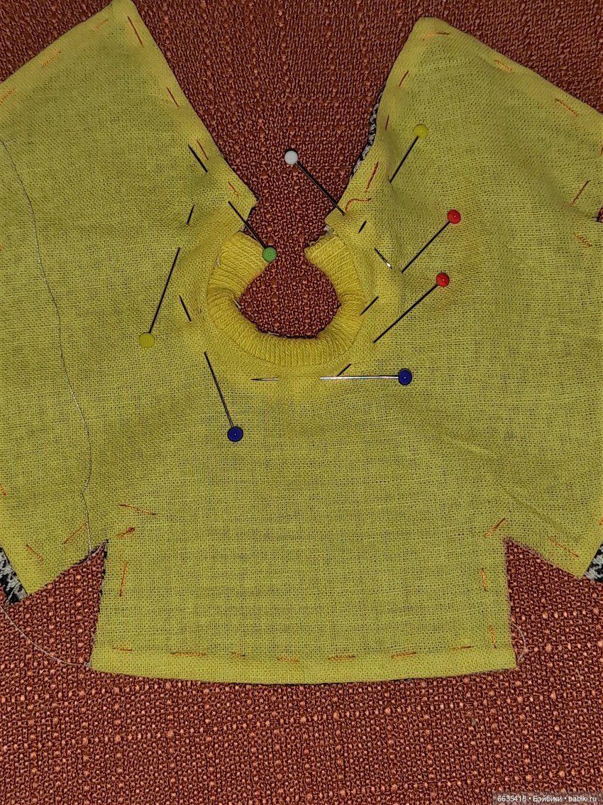 МК «Шьём облегченные курточки на подкладке для кукол Xiaomi Monst ростом 20 см»