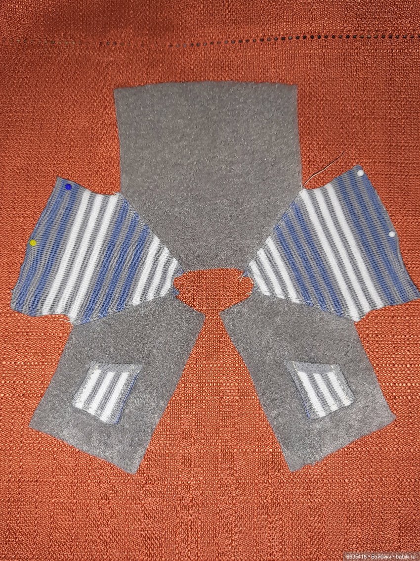 МК « Шьём утепленную курточку на кукол Xiaomi Monst” (фото 9)