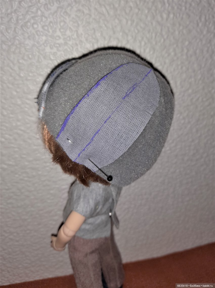 МК «Как сшить кепи – шестиклинку с ушками для кукол любого формата»