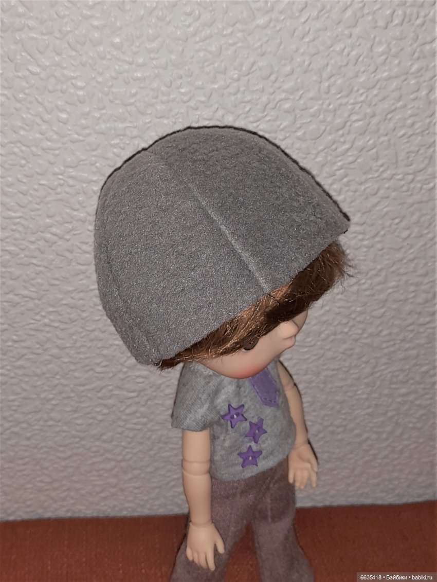 МК «Как сшить кепи – шестиклинку с ушками для кукол любого формата» (фото 9)