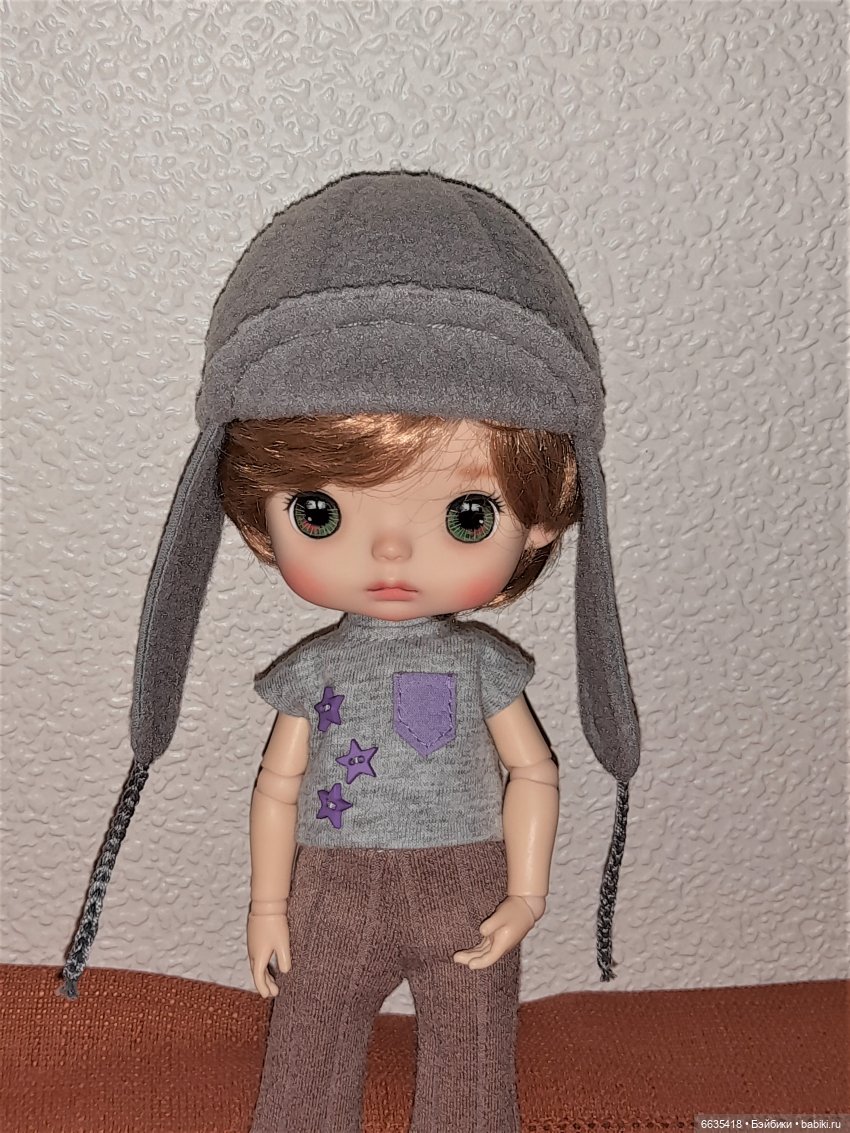 МК «Как сшить кепи – шестиклинку с ушками для кукол любого формата»