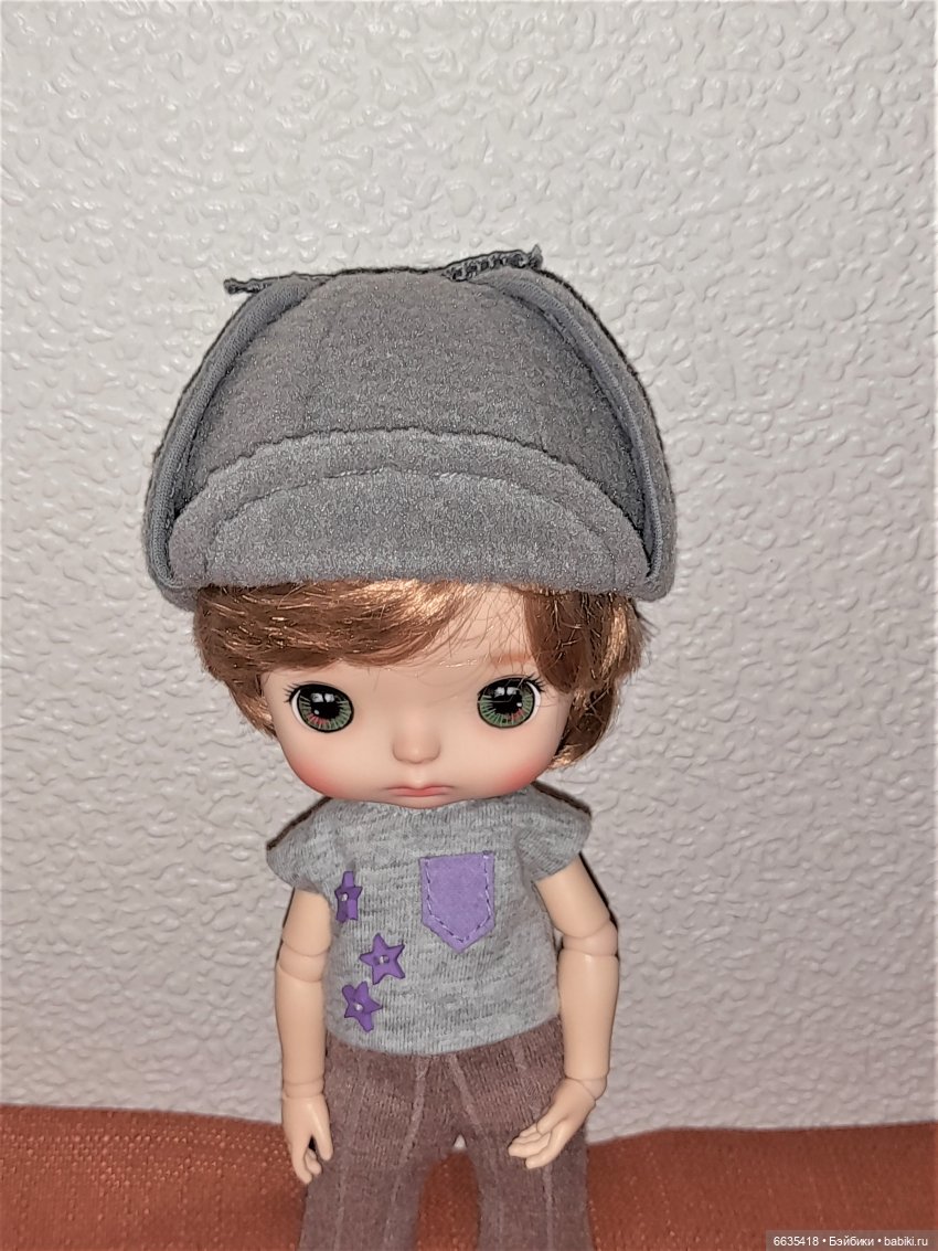 МК «Как сшить кепи – шестиклинку с ушками для кукол любого формата» (фото 2)