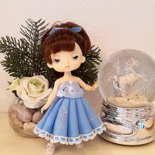 Как отделать низ юбки-кекс тесьмой. В дополнение к МК «Шьём юбку-кекс для кукол»