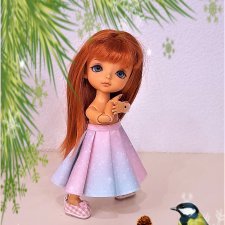 МК «Шьём юбку-кекс для небольших кукол»