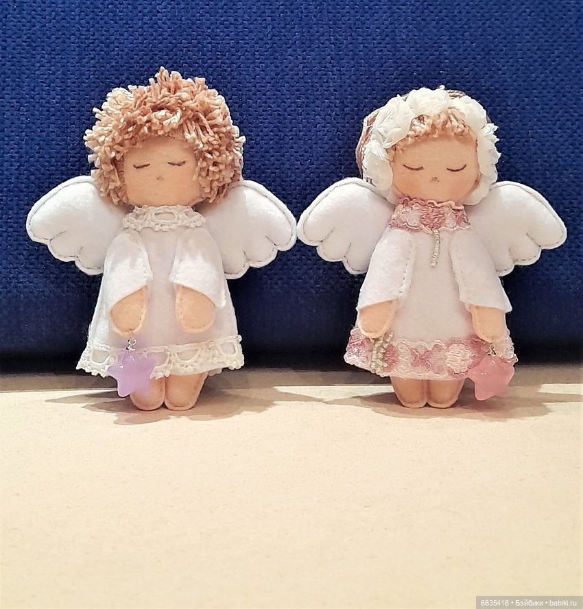 Новогодние ангелочки своими руками
