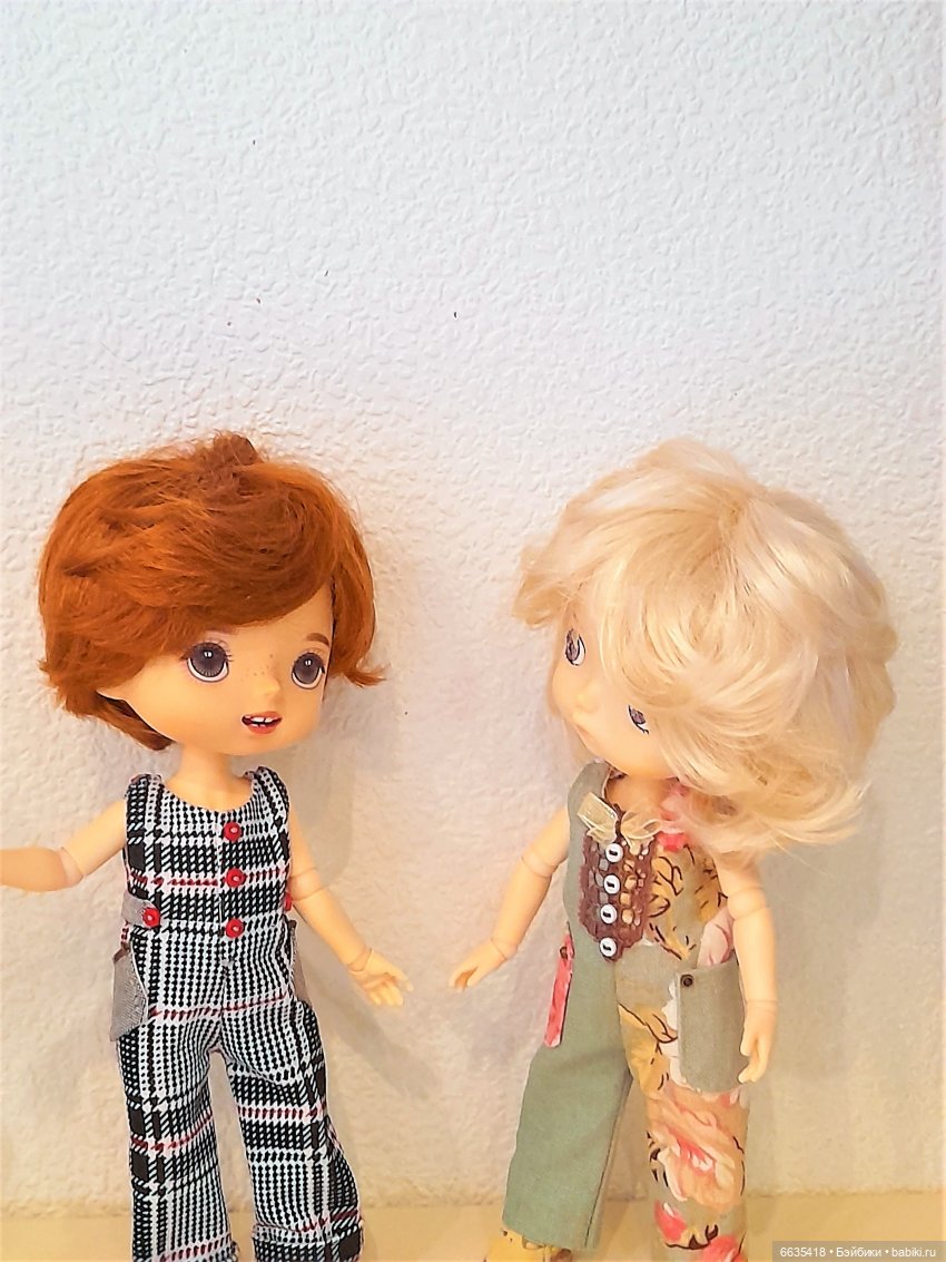 Мои куклы Monst в паричках