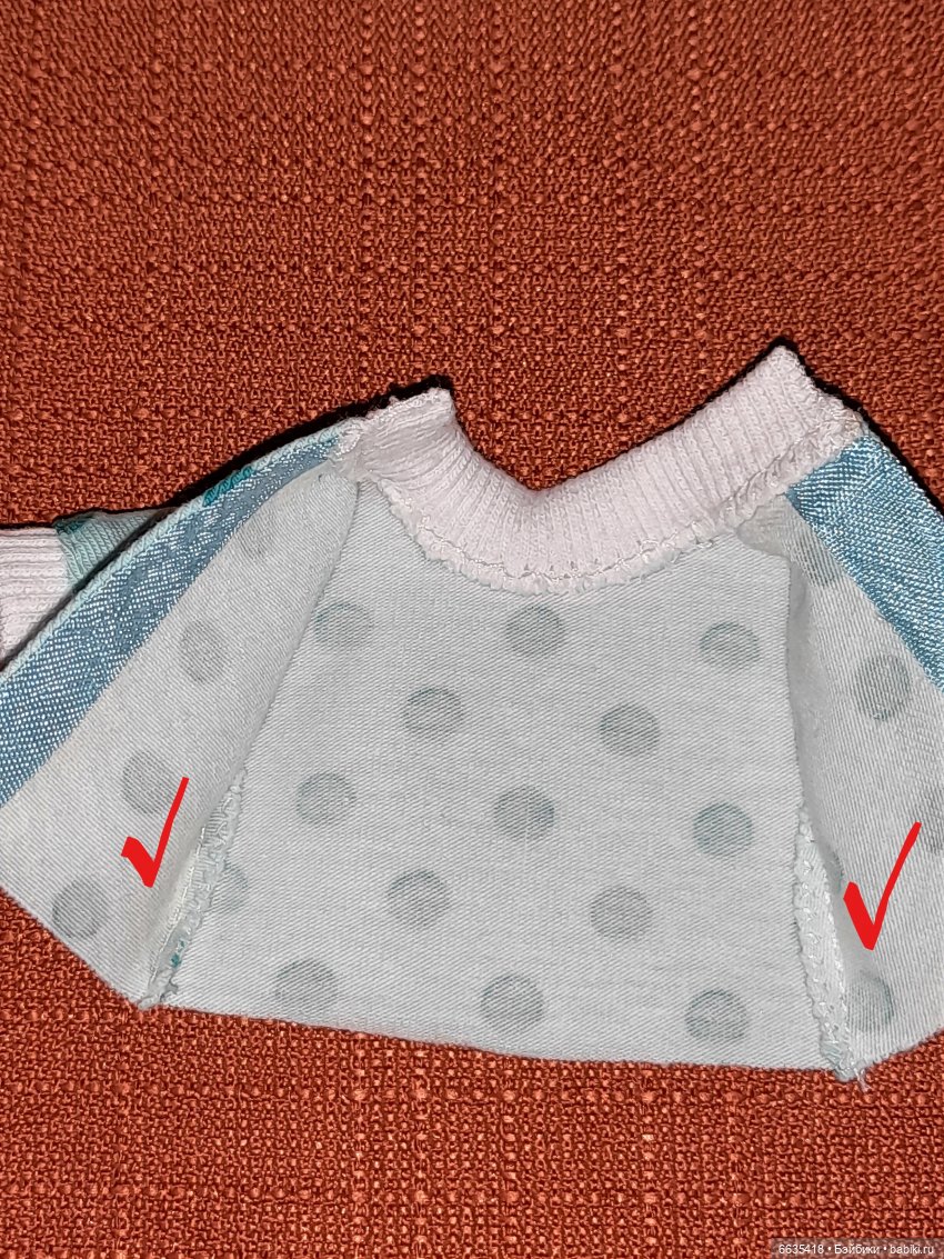 МК « Шьём свитшот для кукол Monst ростом 20 см»