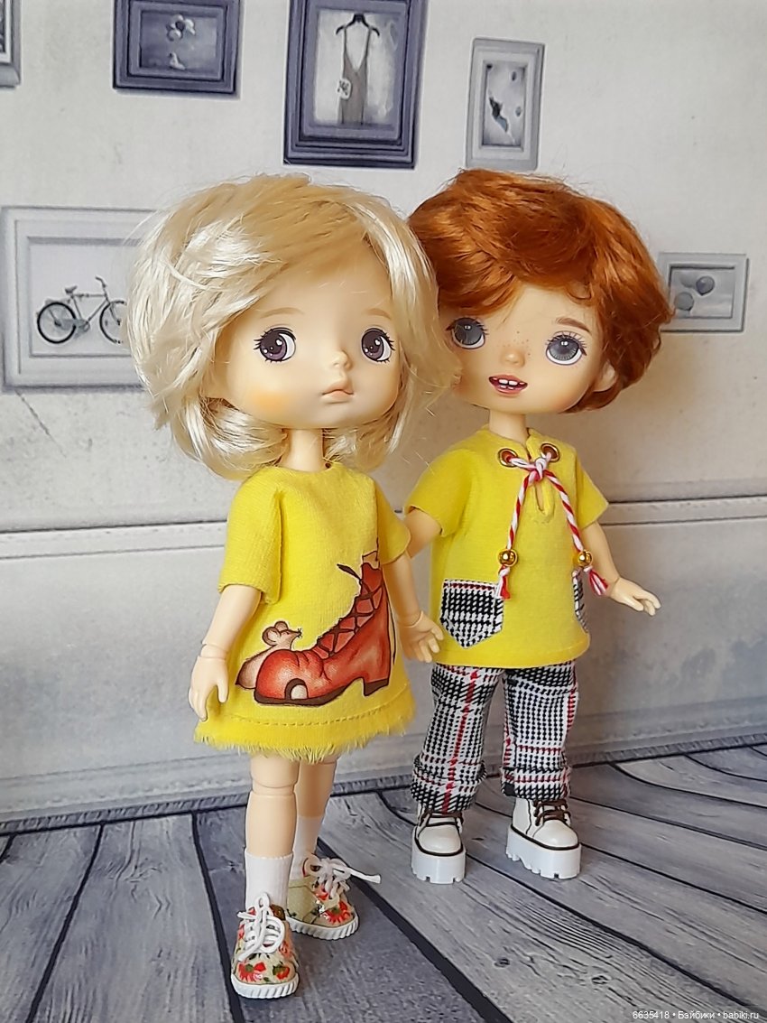 Мальчик и девочка — Разные шарнирные куклы (не БЖД): редкие (фото 4)