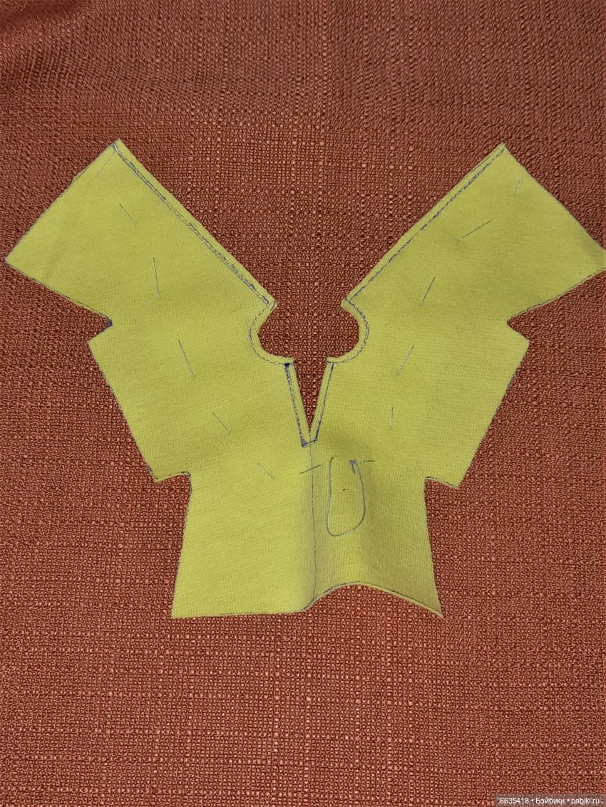 МК «Шьём топ с цельнокроеным рукавом и разрезом спереди»