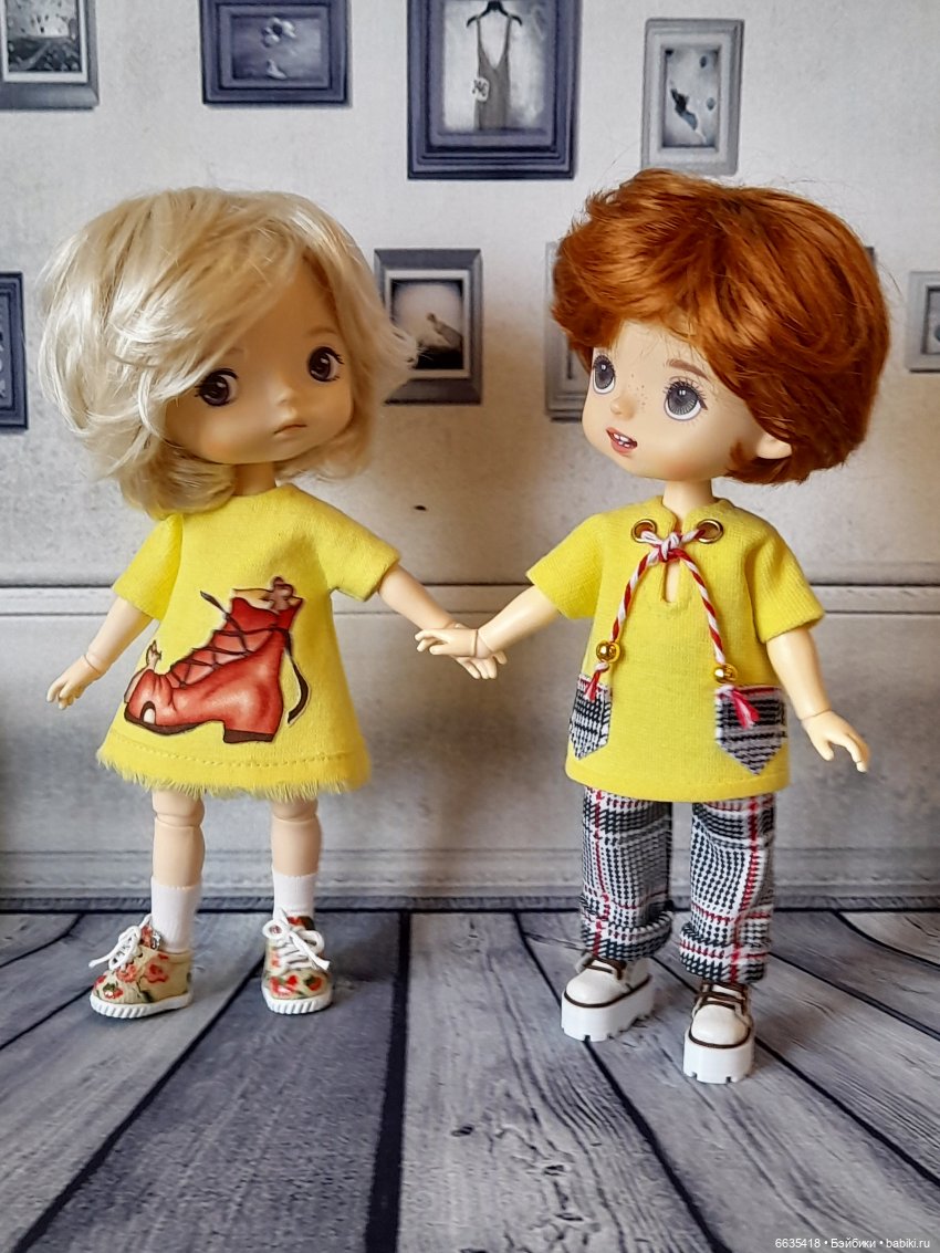 Мальчик и девочка — Разные шарнирные куклы (не БЖД): редкие (фото 3)