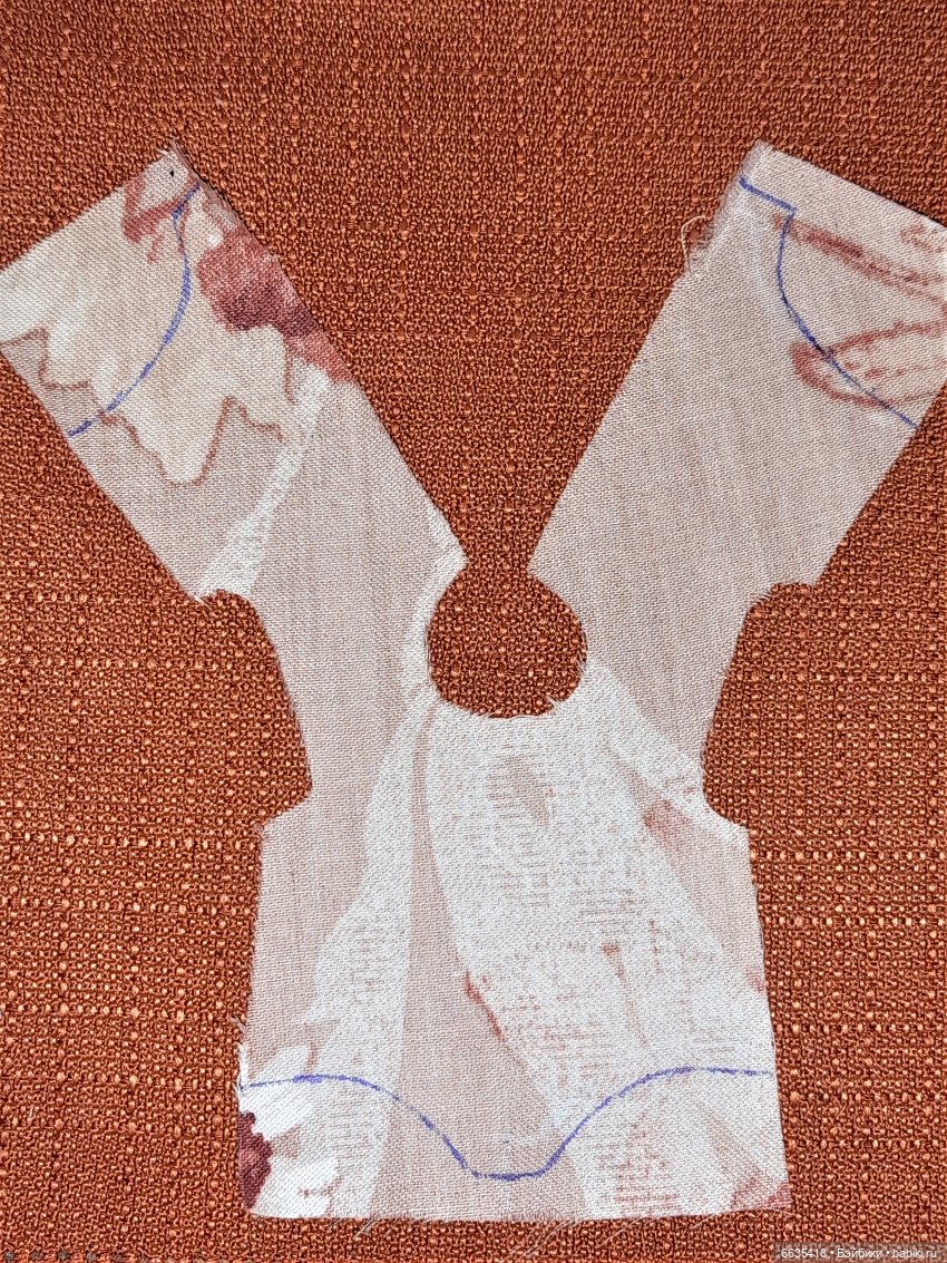 МК «Построение выкройки боди для куклы любого формата»