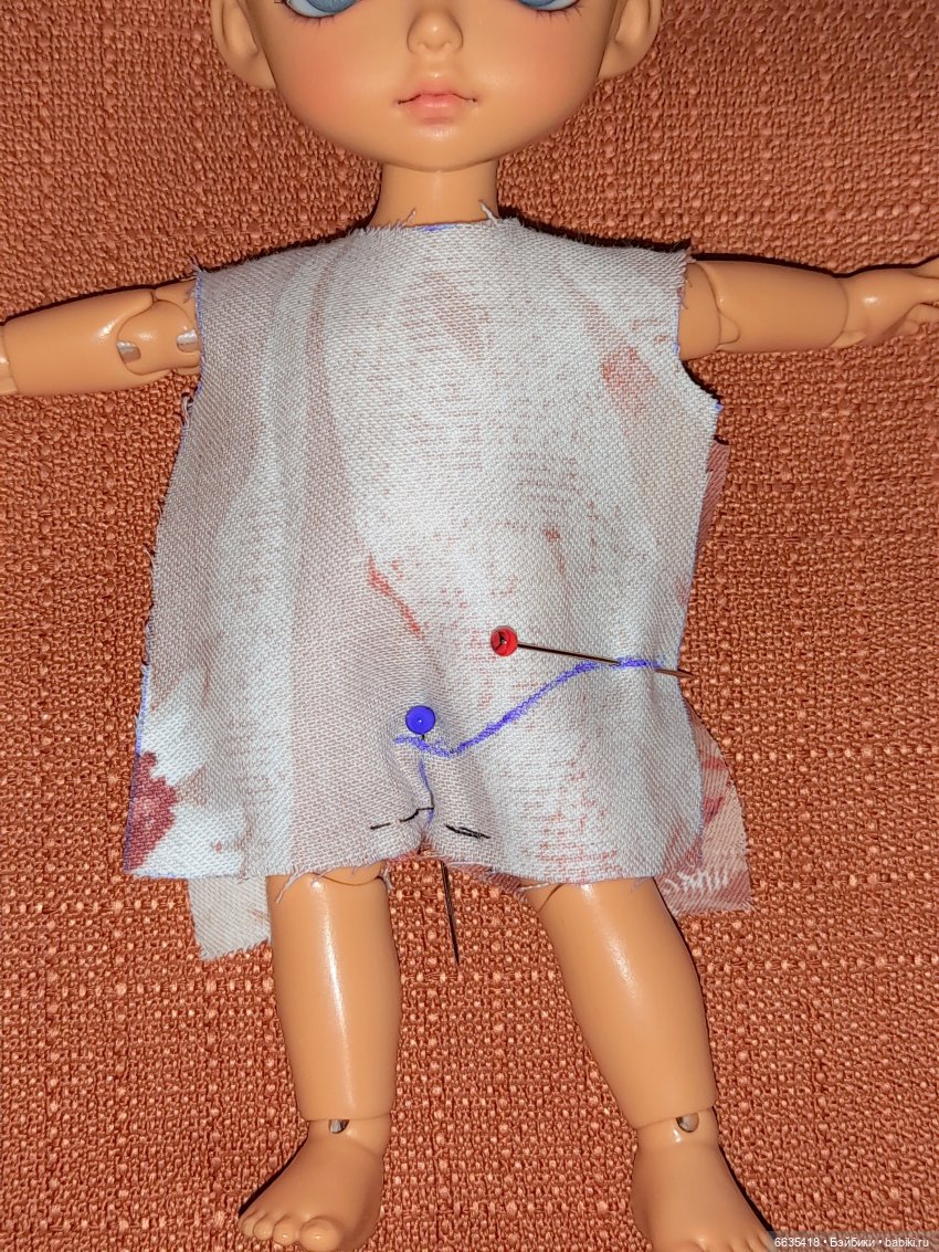 МК «Построение выкройки боди для куклы любого формата»