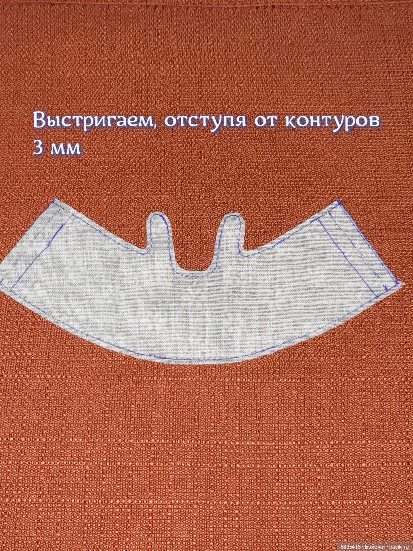 МК «Шьём сарафанчик на кукол ростом 16 см» (фото 8)